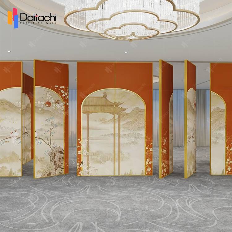 Customizable Mural Sliding Walls For Hotel