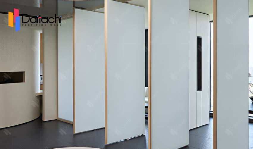 White Movable Partition Wall for Home: Minimalism Meets Flexibility