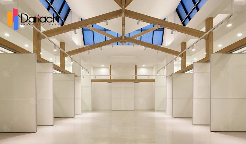 1200mm Wide White Custom Sliding Partition Wall & Operable Wall