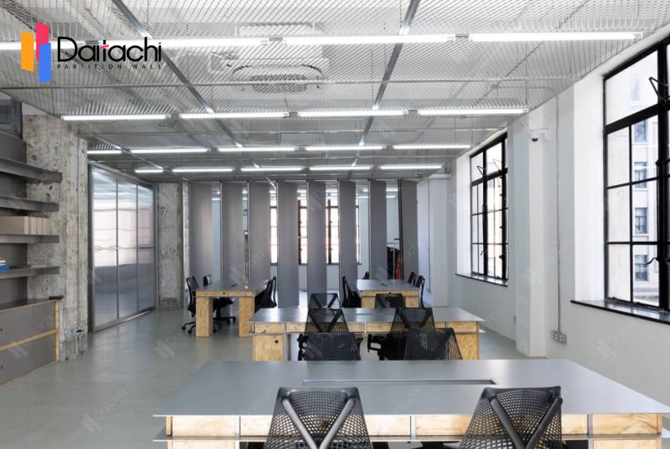 Modern Grey Movable Partition Walls for Office and Showroom
