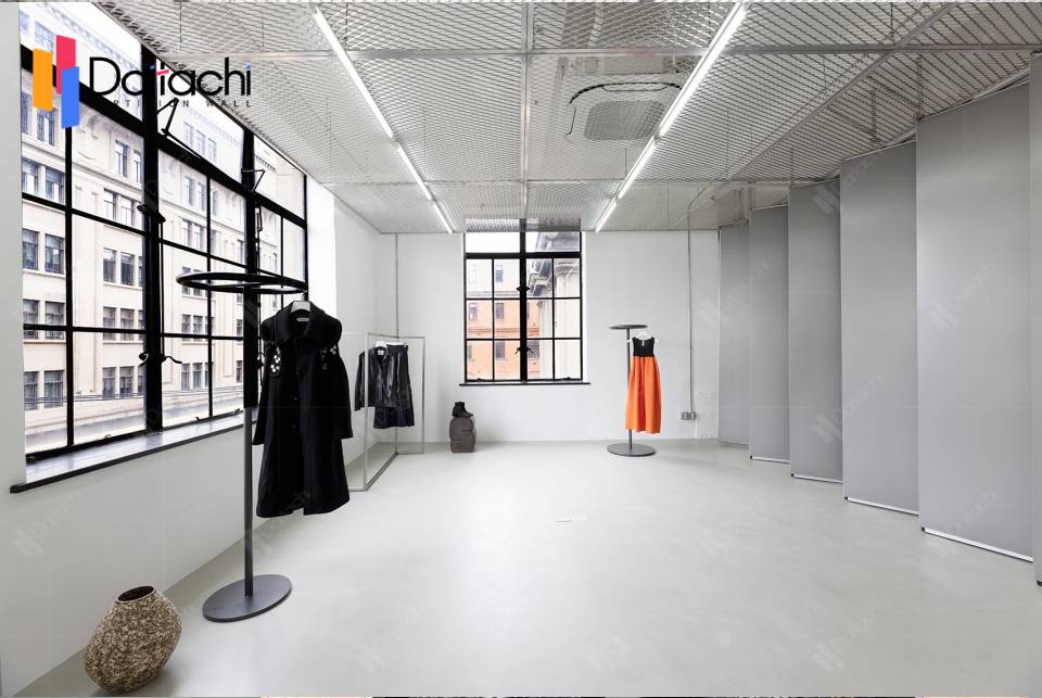 Modern Grey Movable Partition Walls for Office and Showroom