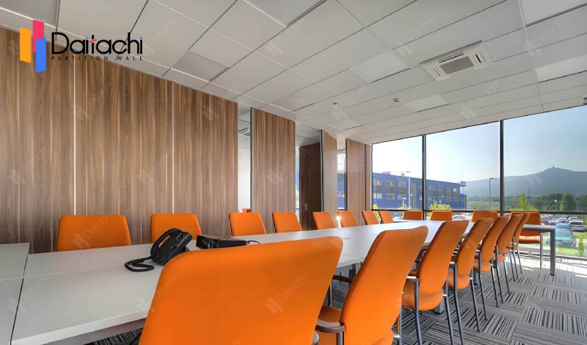 Wooden Privacy Soundproof Movable Partition Wall for Office Company