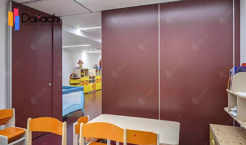 Manual Sliding Partition Walls for Nursery & Preschool – Safe, Space-Saving Room Dividers