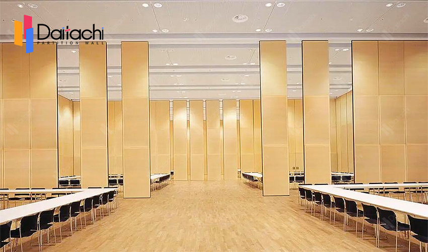 light wood movable partition wall in the conference room light wood movable partition wall in the conference room