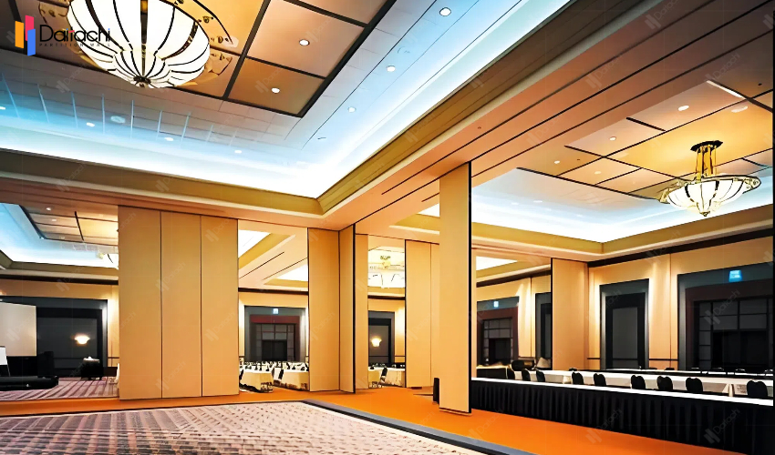 super high movable partition wall in the luxury lobby super high movable partition wall in the luxury lobby