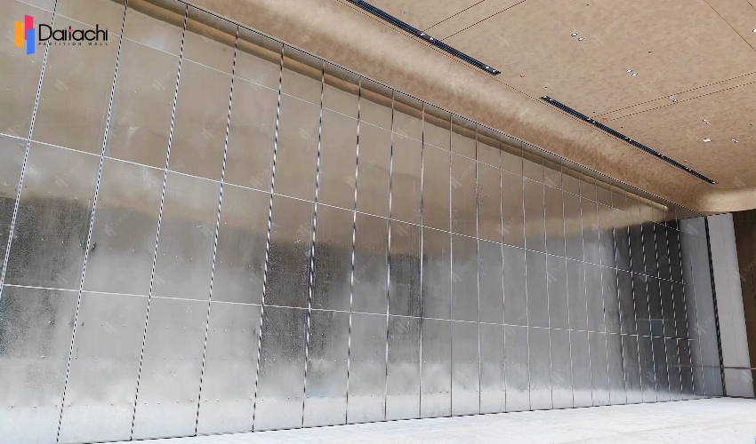 Metal primary color manual movable partition wall Metal primary color manual movable partition wall