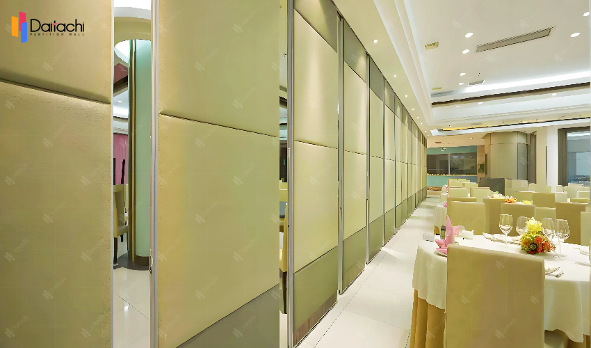Color matching movable partition wall in the hotel box Color matching movable partition wall in the hotel box