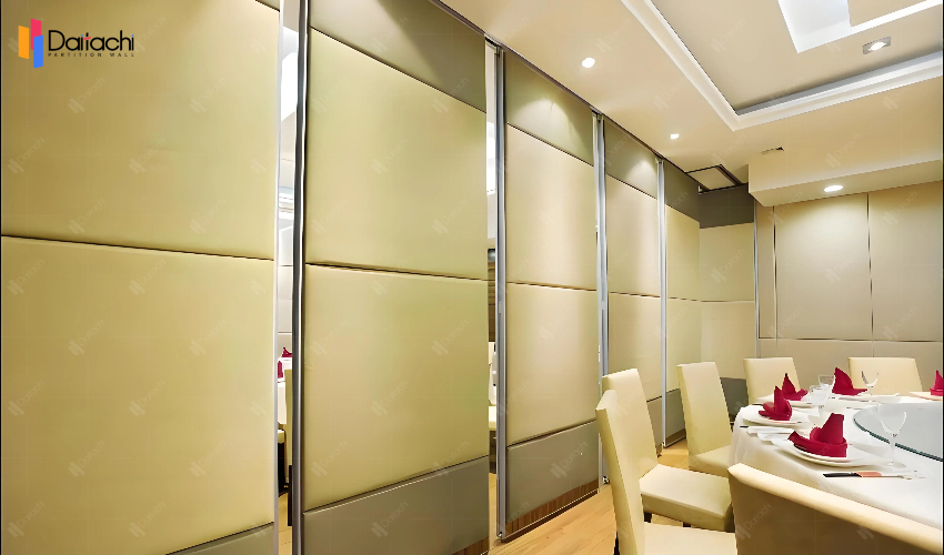 Color matching movable partition wall in the hotel box Color matching movable partition wall in the hotel box