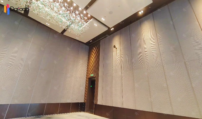 Ultra-high and large-area manual movable partition wall Ultra-high and large-area manual movable partition wall