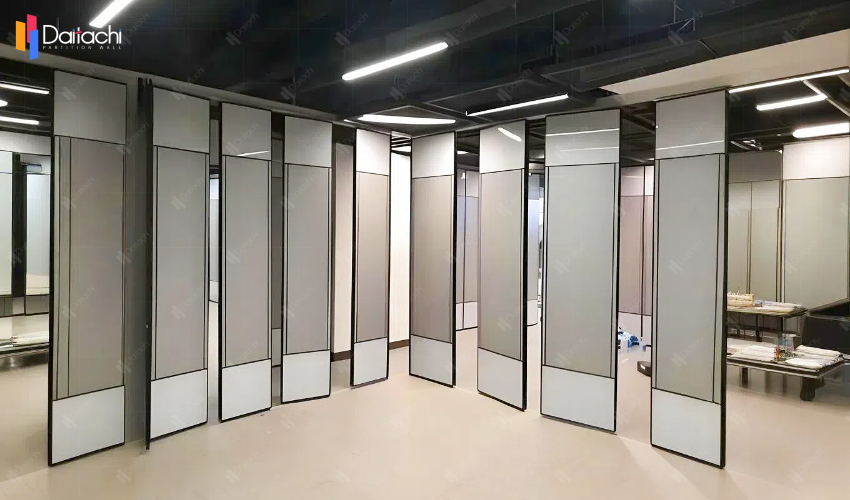Ultra-high gray and white splicing simple manual movable partition wall Ultra-high gray and white splicing simple manual movable partition wall