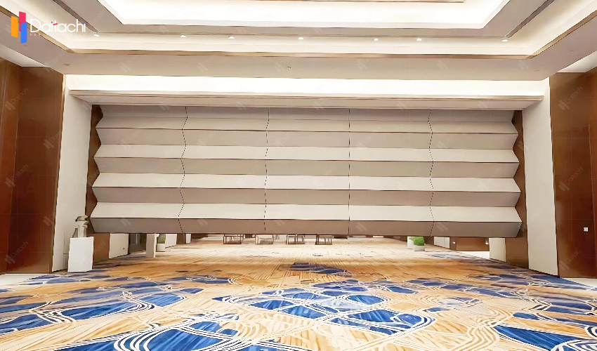 Simple and white color vertical folding lift wall