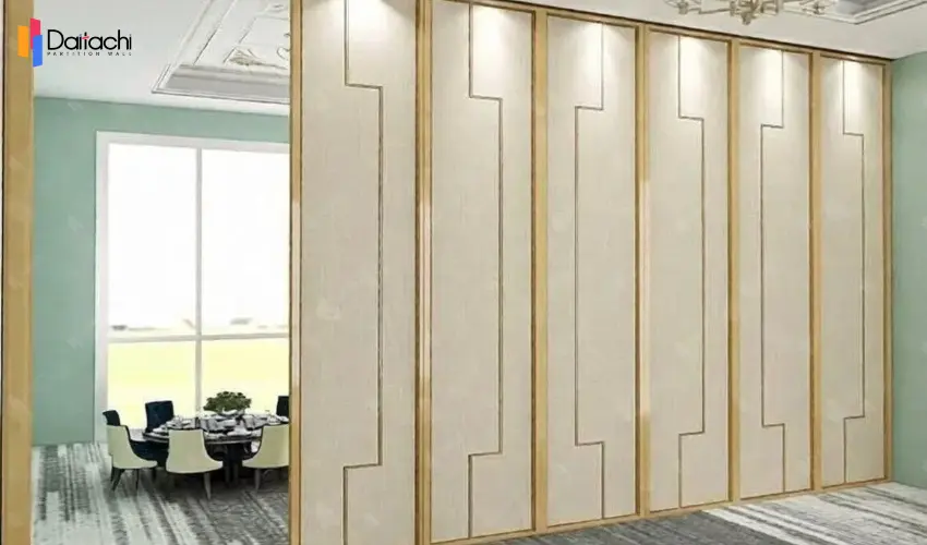Movable Partition Walls In High-End Dining Room