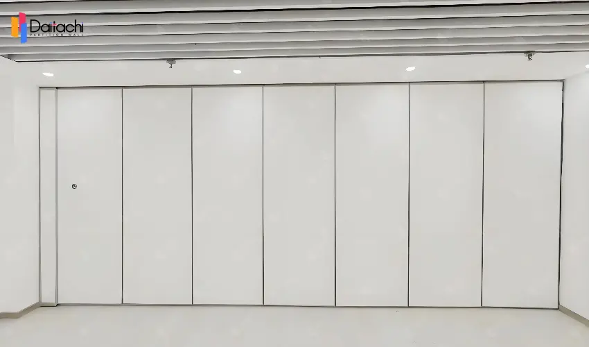 Pure White Manually Operable Partition Wall Pure White Manually Operable Partition Wall