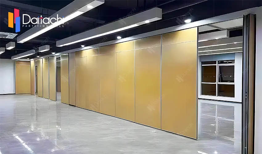 light natural wood-colored movable partition wall light natural wood-colored movable partition wall