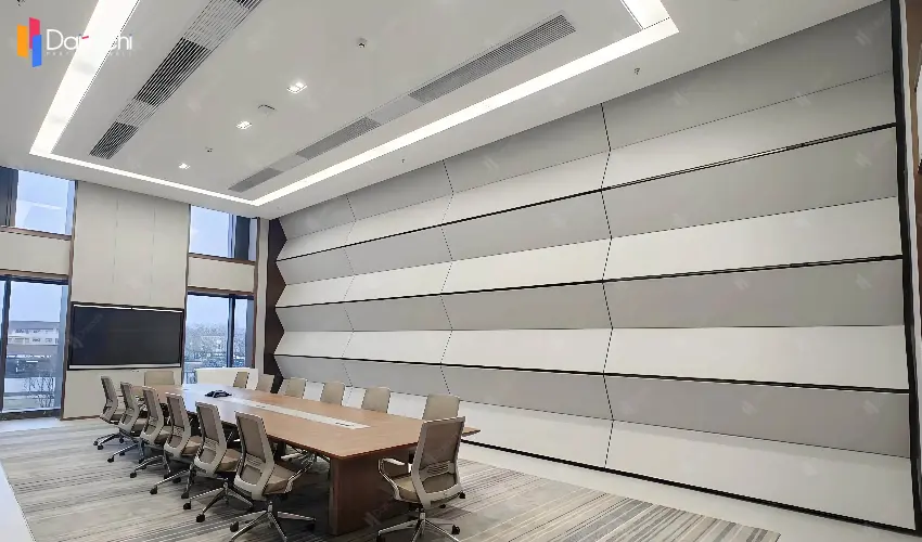 Simple, tall, white vertical lift folding wall Simple, tall, white vertical lift folding wall