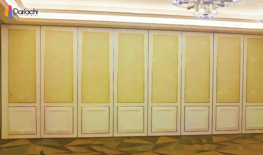 light beige movable partition walls in the hotel lobby light beige movable partition walls in the hotel lobby