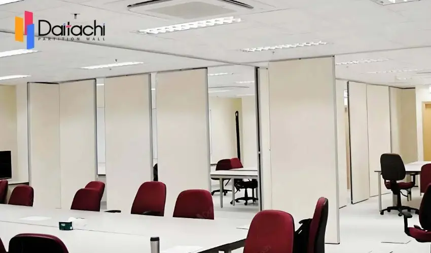 Beige Office Operable Partition Wall