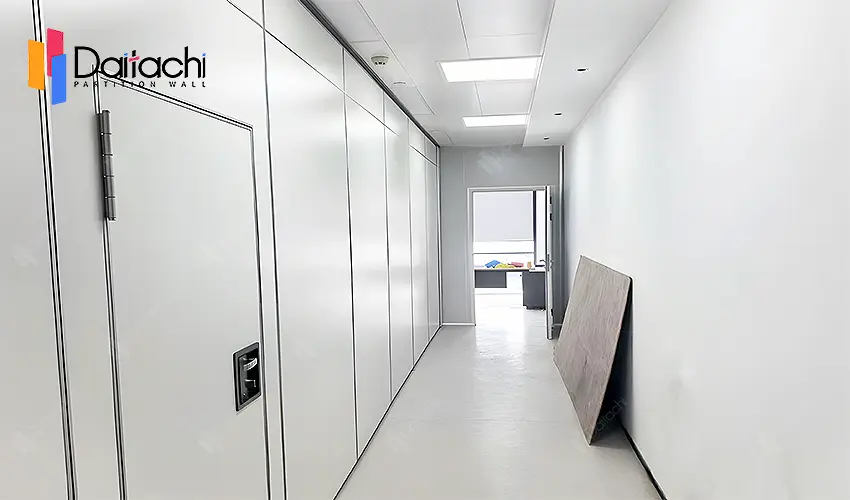 Right-angle wood grain manual movable partition wall Right-angle wood grain manual movable partition wall