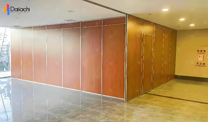 Right-angle wood grain manual movable partition wall Right-angle wood grain manual movable partition wall