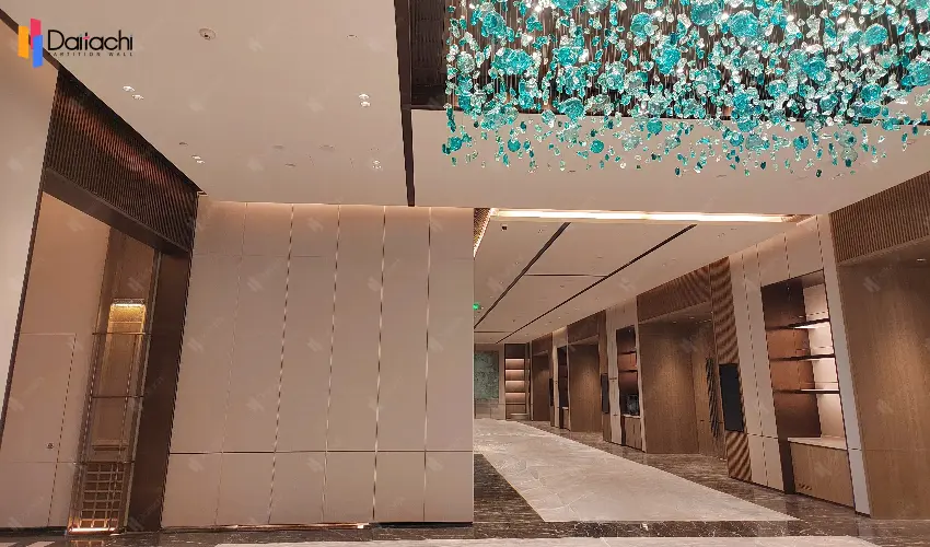 Hotel corridor high-end manual movable partition wall Hotel corridor high-end manual movable partition wall