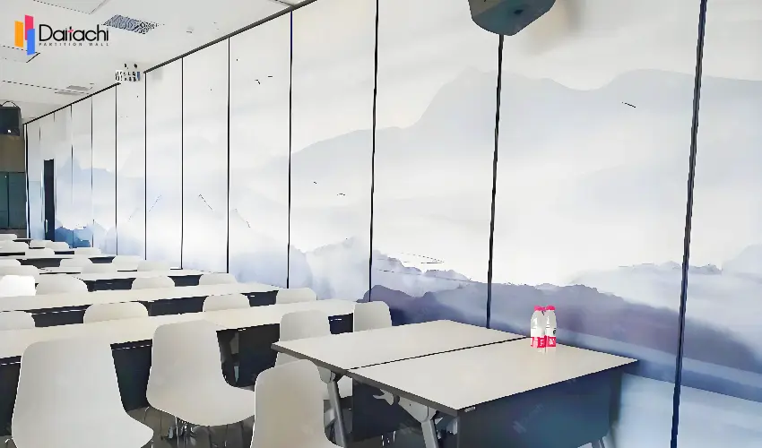 Elegant landscape movable partition wall