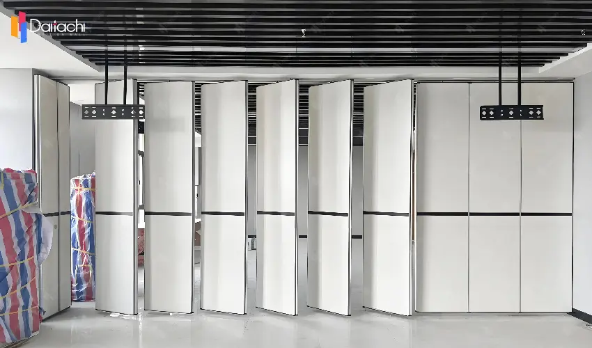 Assembled white manual movable partition wall Assembled white manual movable partition wall