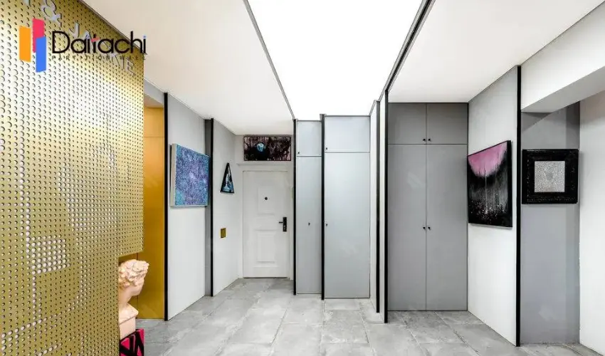 White Movable Partition Wall for Home & Art White Movable Partition Wall for Home & Art