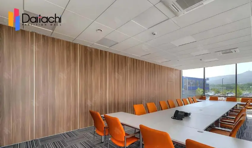 Wooden Privacy Soundproof Movable Partition Wall for Office Company