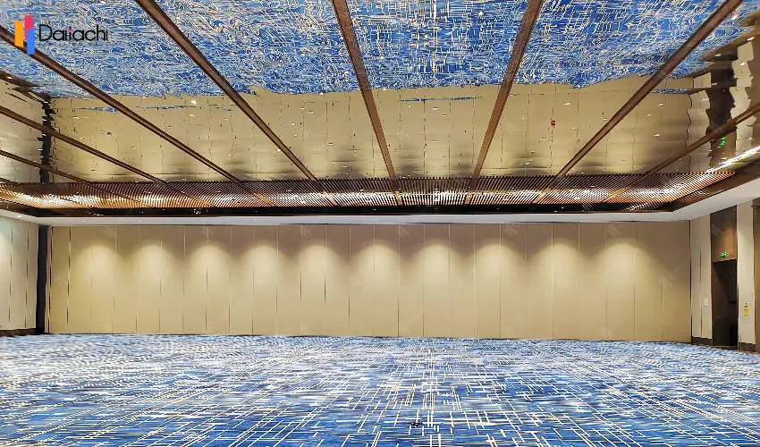 Super high movable partition wall in hotel banquet hall