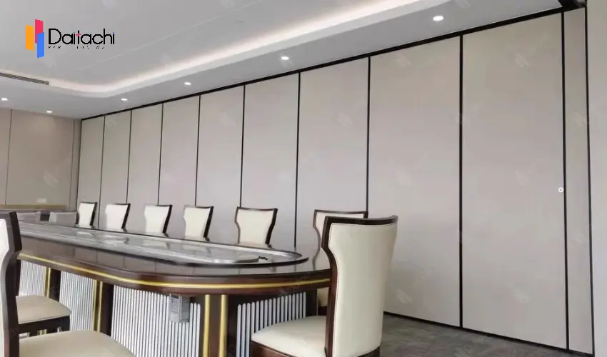 manual movable partition for family restaurant