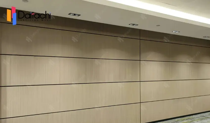 New Ways To Divide A Room: Fully Automatic Acoustic Vertical Foldable Walls
